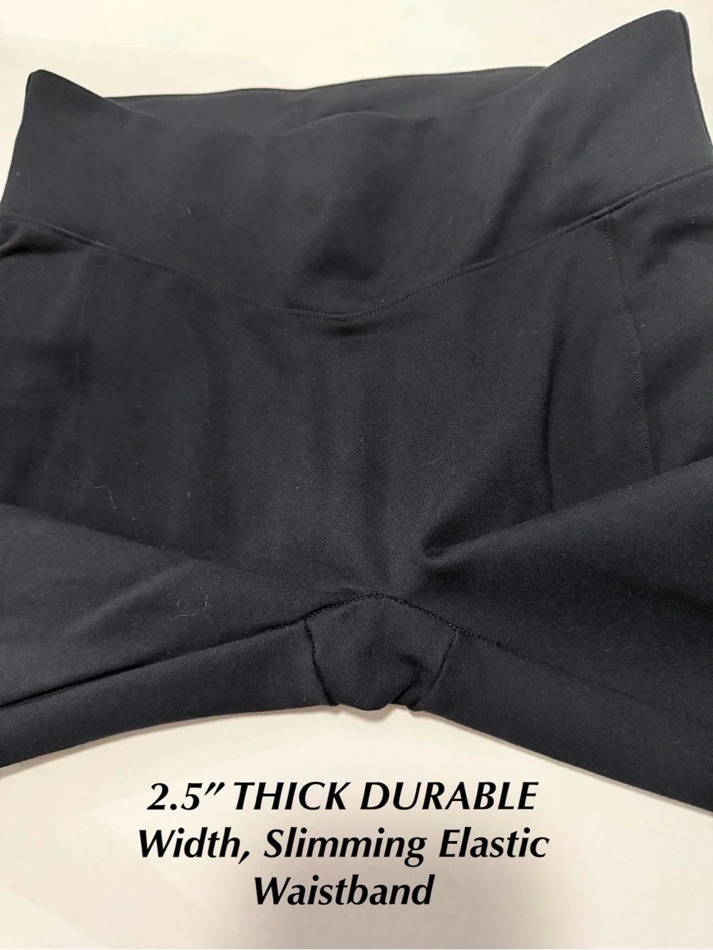SPANX, Black Faux Leather Perforated Side Panel, Ankle Fit Leggings